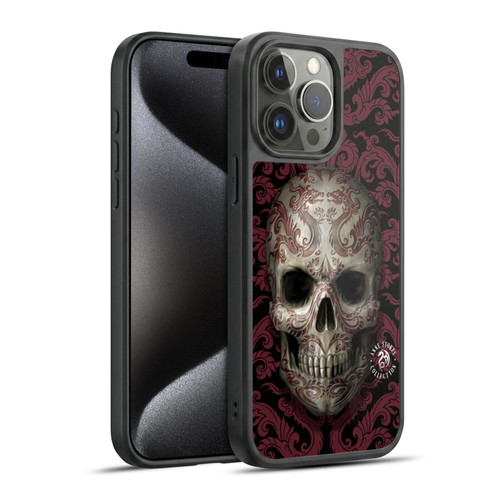 Anne Stokes Oriental Skull Dragon Swirl Pattern Gel Armour Case For Apple iPhone 15 Pro Max