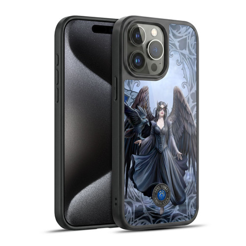 Anne Stokes Raven Full With Pattern Gel Armour Case For Apple iPhone 15 Pro Max