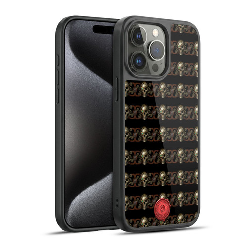Anne Stokes Steampunk Skull Pattern Gel Armour Case For Apple iPhone 15 Pro Max