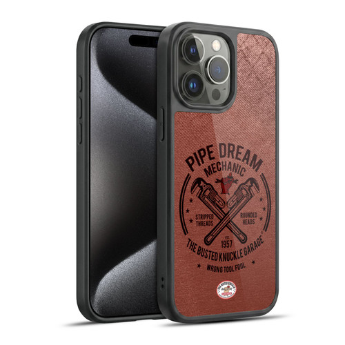 Busted Knuckle Garage Graphics Pipe Dream Gel Armour Case For Apple iPhone 15 Pro Max