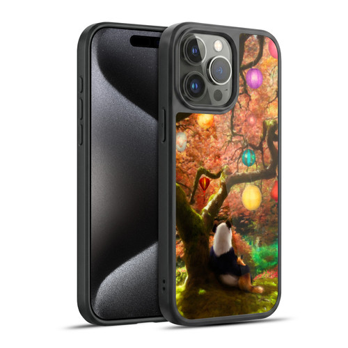 Aimee Stewart Fantasy Panda & Fox Gel Armour Case For Apple iPhone 15 Pro Max