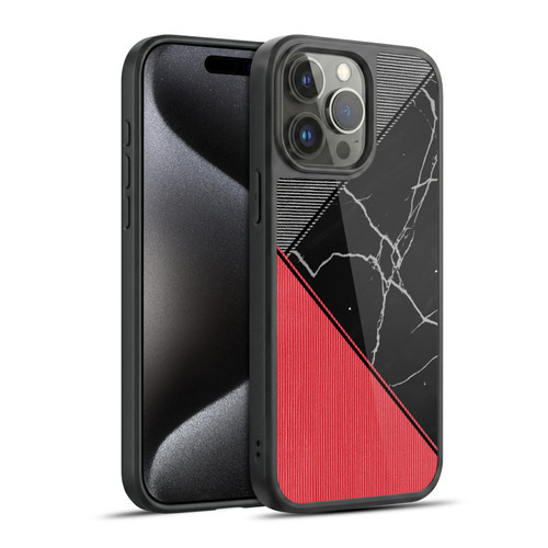 Alyn Spiller Marble Colour Block Gel Armour Case For Apple iPhone 15 Pro Max