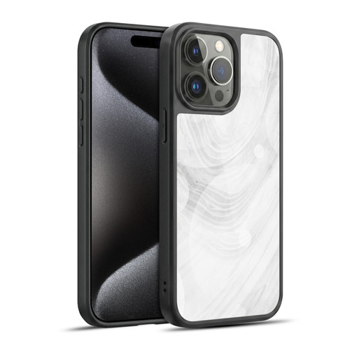 Alyn Spiller Marble White Gel Armour Case For Apple iPhone 15 Pro Max