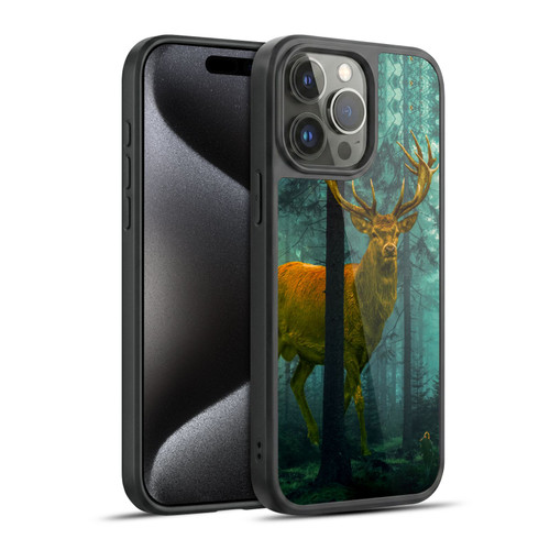 Dave Loblaw Animals Giant Forest Deer Gel Armour Case For Apple iPhone 15 Pro Max