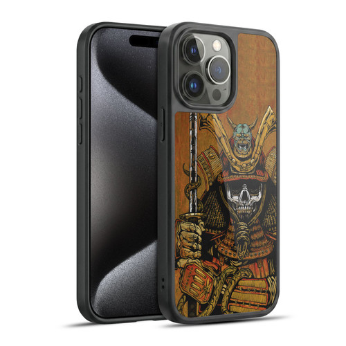 David Lozeau Colourful Grunge Samurai Gel Armour Case For Apple iPhone 15 Pro Max