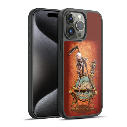David Lozeau Colourful Art Memento Mori Gel Armour Case For Apple iPhone 15 Pro Max