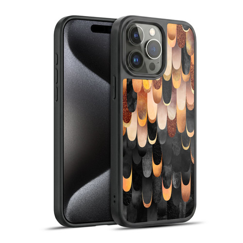 Elisabeth Fredriksson Sparkles Copper And Black Gel Armour Case For Apple iPhone 15 Pro Max