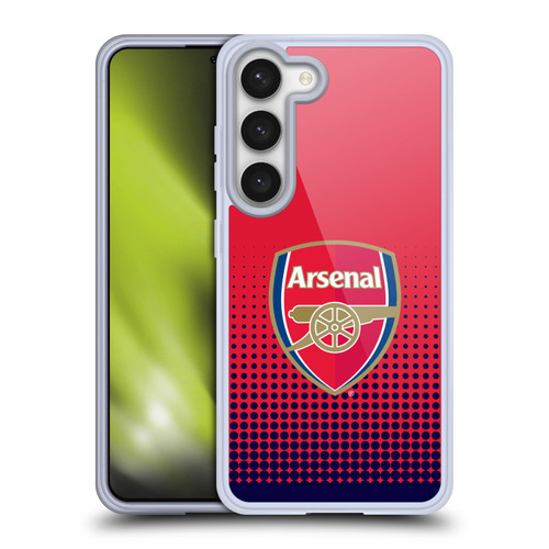 Arsenal FC Crest 2 Fade Soft Gel Case for Samsung Galaxy S23 5G & MagSafe