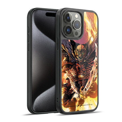 Justice League DC Comics Dark Comic Art Etrigan Demon Knights Gel Armour Case For Apple iPhone 15 Pro Max