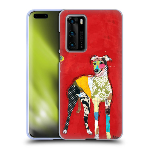 Michel Keck Dogs 2 Greyhound Soft Gel Case for Huawei P40 5G