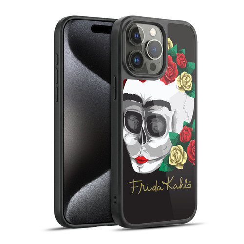 Frida Kahlo Roses Skull Gel Armour Case For Apple iPhone 15 Pro Max