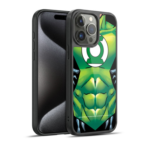 Green Lantern DC Comics Logos Uniform Gel Armour Case For Apple iPhone 15 Pro Max