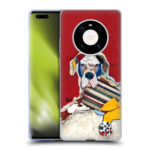 Michel Keck Dogs 2 Great Dane Soft Gel Case for Huawei Mate 40 Pro 5G