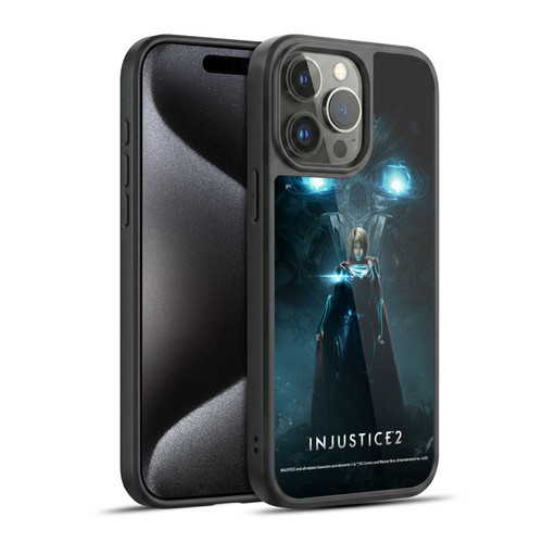 Injustice 2 Characters Supergirl Gel Armour Case For Apple iPhone 15 Pro Max