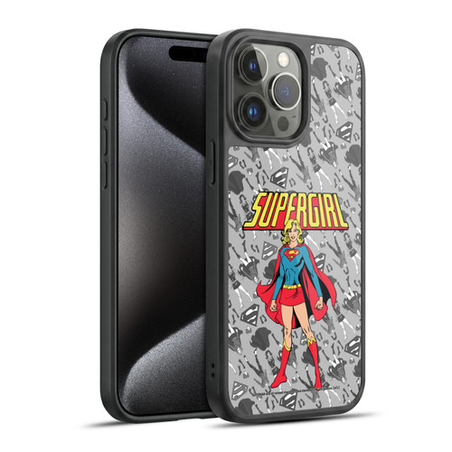 Superman DC Comics Supergirl Comic Art Classic Gel Armour Case For Apple iPhone 15 Pro Max