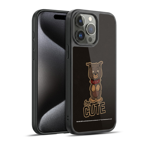Tom and Jerry Typography Art Too Cute Gel Armour Case For Apple iPhone 15 Pro Max