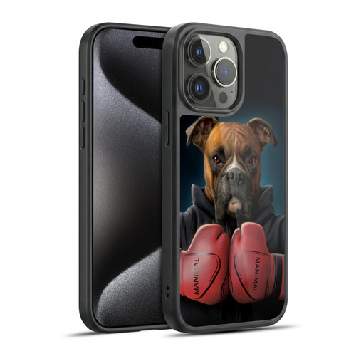 Vincent Hie Canidae Boxer Gel Armour Case For Apple iPhone 15 Pro Max
