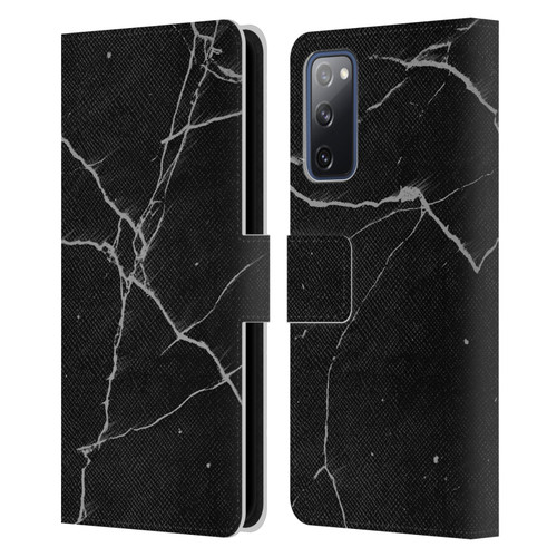 Alyn Spiller Marble Black Leather Book Wallet Case Cover For Samsung Galaxy S20 FE / 5G
