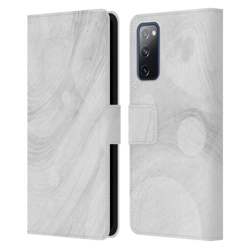 Alyn Spiller Marble White Leather Book Wallet Case Cover For Samsung Galaxy S20 FE / 5G