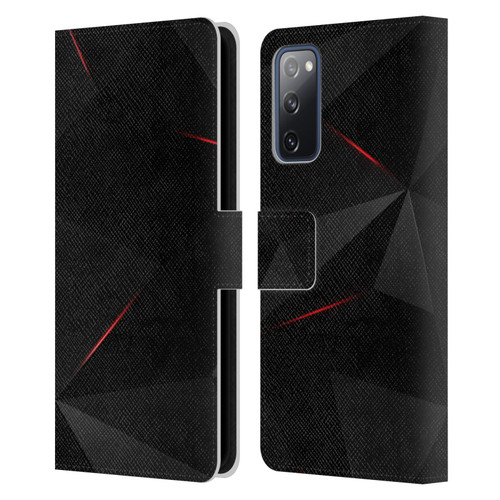 Alyn Spiller Tectonic Red Leather Book Wallet Case Cover For Samsung Galaxy S20 FE / 5G
