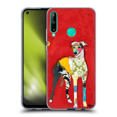 Michel Keck Dogs 2 Greyhound Soft Gel Case for Huawei P40 lite E