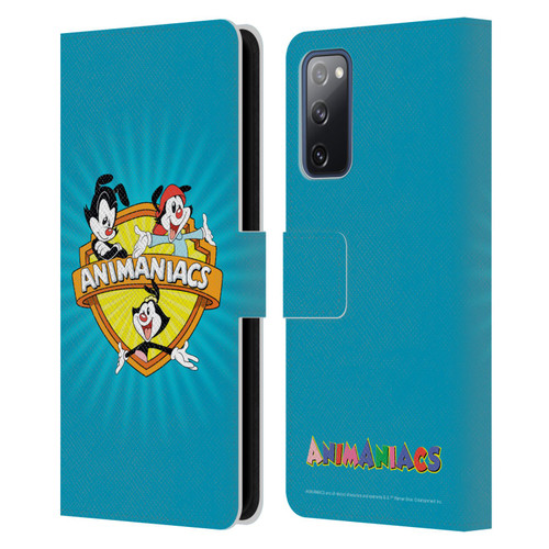 Animaniacs Graphics Logo Leather Book Wallet Case Cover For Samsung Galaxy S20 FE / 5G