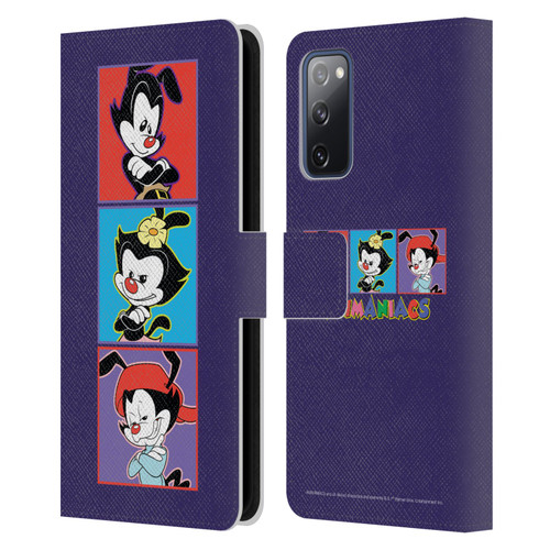 Animaniacs Graphics Tiles Leather Book Wallet Case Cover For Samsung Galaxy S20 FE / 5G