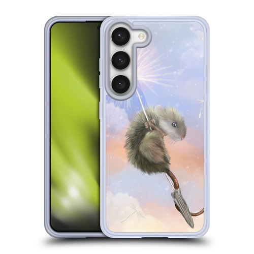 Ash Evans Animals Dandelion Mouse Soft Gel Case for Samsung Galaxy S23 5G & MagSafe