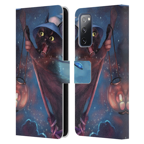 Ash Evans Black Cats 2 Magical Leather Book Wallet Case Cover For Samsung Galaxy S20 FE / 5G