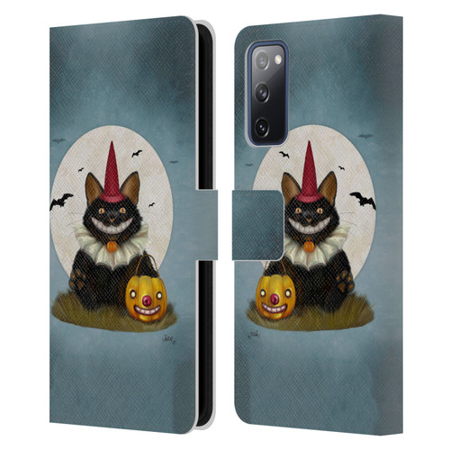 Ash Evans Black Cats 2 Party Cat Leather Book Wallet Case Cover For Samsung Galaxy S20 FE / 5G