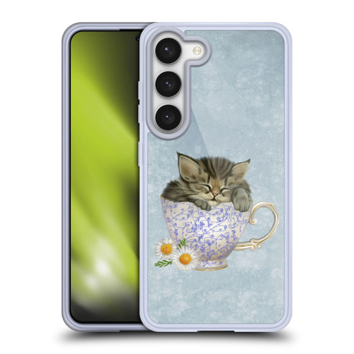 Ash Evans Graphics Chamomile Tea Soft Gel Case for Samsung Galaxy S23 5G & MagSafe