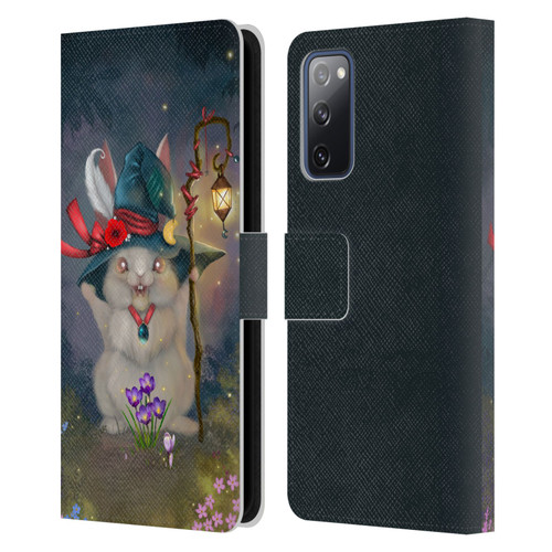 Ash Evans Graphics Magic Bunny Leather Book Wallet Case Cover For Samsung Galaxy S20 FE / 5G