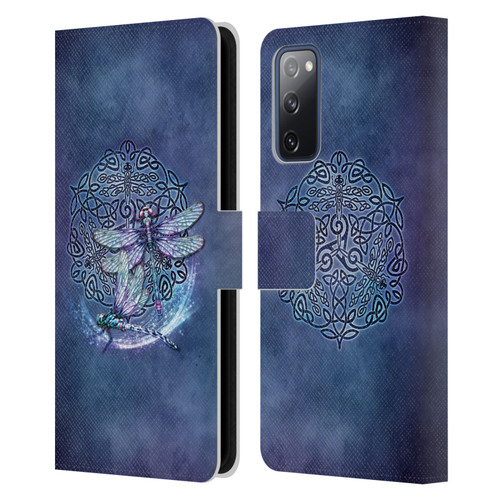 Brigid Ashwood Celtic Wisdom Dragonfly Leather Book Wallet Case Cover For Samsung Galaxy S20 FE / 5G