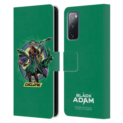 Black Adam Graphics Cyclone Leather Book Wallet Case Cover For Samsung Galaxy S20 FE / 5G