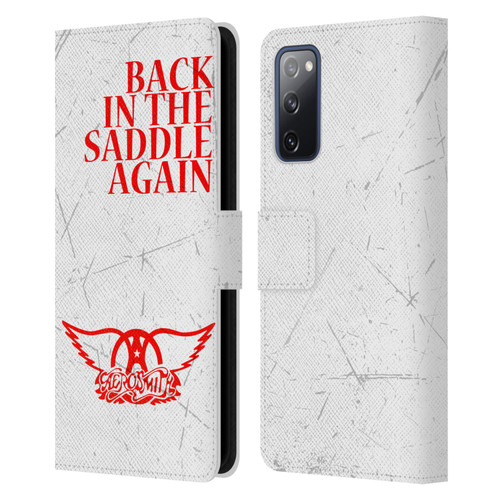 Aerosmith Classics Back In The Saddle Again Leather Book Wallet Case Cover For Samsung Galaxy S20 FE / 5G