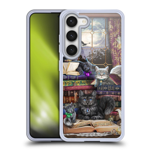 Brigid Ashwood Cats Storytime Cats And Books Soft Gel Case for Samsung Galaxy S23 5G & MagSafe