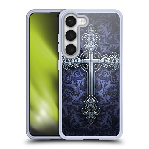 Brigid Ashwood Crosses Gothic Soft Gel Case for Samsung Galaxy S23 5G & MagSafe