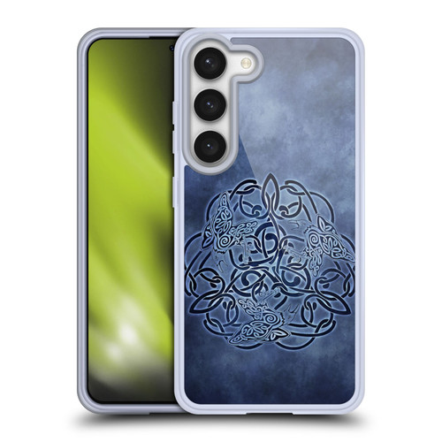 Brigid Ashwood Celtic Wisdom Knot Raven Soft Gel Case for Samsung Galaxy S23 5G & MagSafe