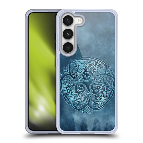 Brigid Ashwood Celtic Wisdom Knot Wolf Soft Gel Case for Samsung Galaxy S23 5G & MagSafe