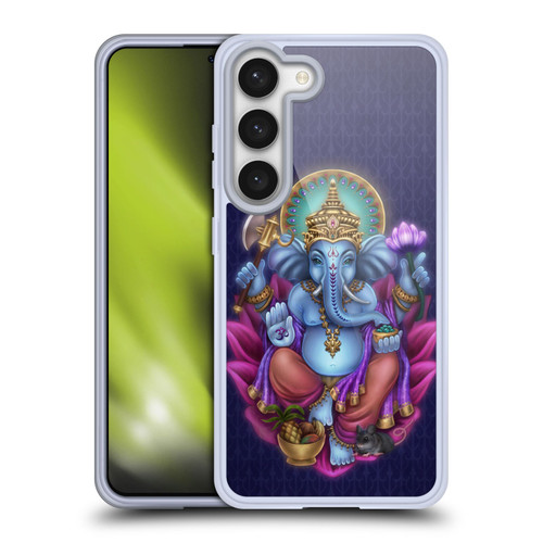 Brigid Ashwood Sacred Symbols Ganesha Soft Gel Case for Samsung Galaxy S23 5G & MagSafe