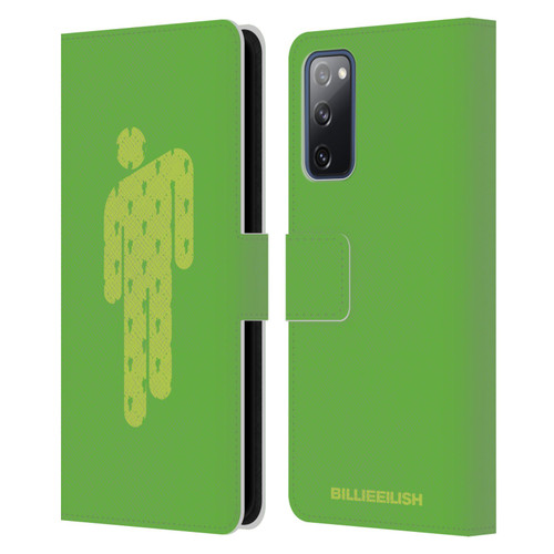 Billie Eilish Key Art Blohsh Green Leather Book Wallet Case Cover For Samsung Galaxy S20 FE / 5G