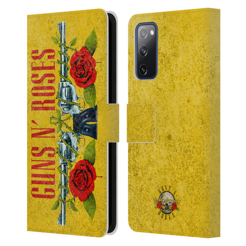 Guns N' Roses Vintage Pistols Leather Book Wallet Case Cover For Samsung Galaxy S20 FE / 5G