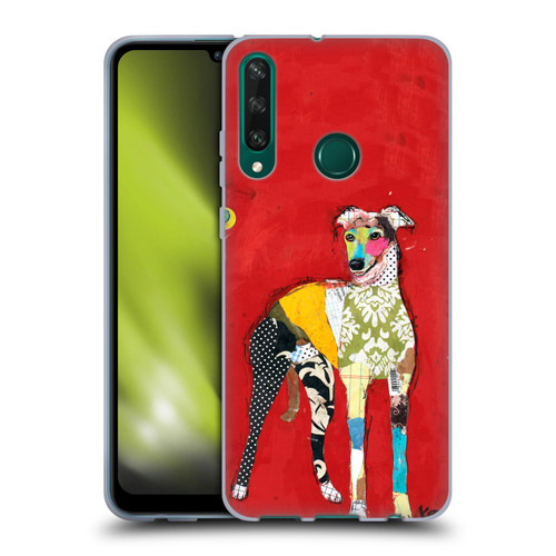 Michel Keck Dogs 2 Greyhound Soft Gel Case for Huawei Y6p