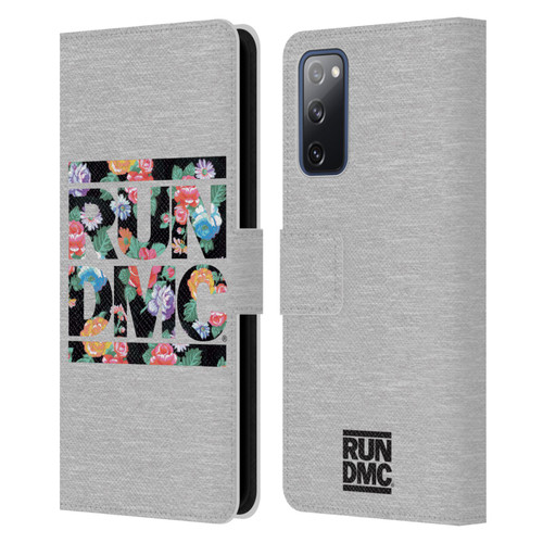 Run-D.M.C. Key Art Floral Leather Book Wallet Case Cover For Samsung Galaxy S20 FE / 5G