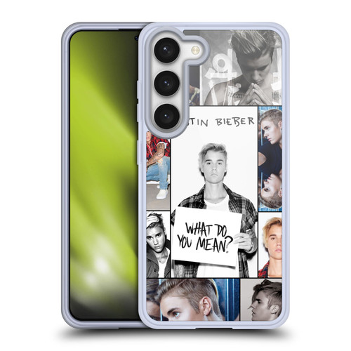 Justin Bieber Purpose Grid Poster Soft Gel Case for Samsung Galaxy S23 5G & MagSafe