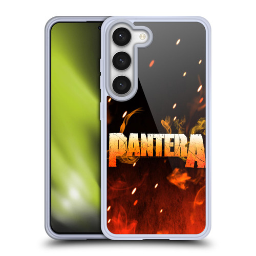 Pantera Art Fire Soft Gel Case for Samsung Galaxy S23 5G & MagSafe