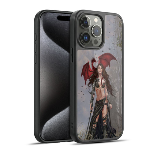 Nene Thomas Gothic Dragon Witch Warrior Sword Gel Armour Case For Apple iPhone 15 Pro Max