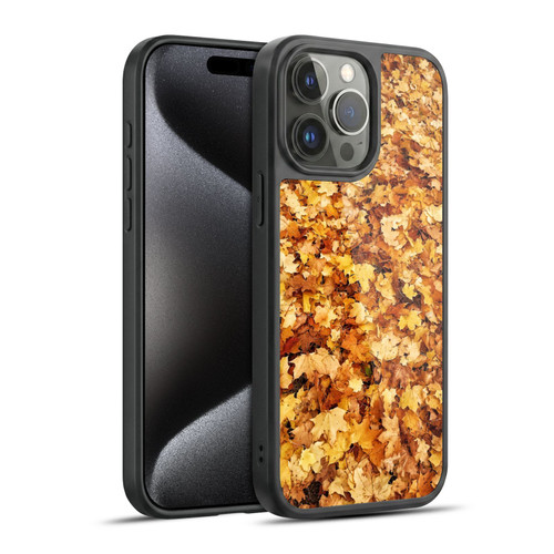 PLdesign Flowers And Leaves Fall Maple Gel Armour Case For Apple iPhone 15 Pro Max