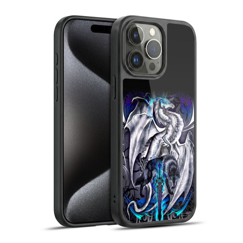 Ruth Thompson Dragons with Swords Blade & Fantasy Wolf Gel Armour Case For Apple iPhone 15 Pro Max