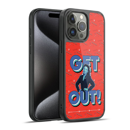 Seinfeld Graphics Get Out! Gel Armour Case For Apple iPhone 15 Pro Max